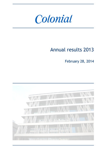 Thumbnail Inmobiliaria Colonial
 Financial Report 2013