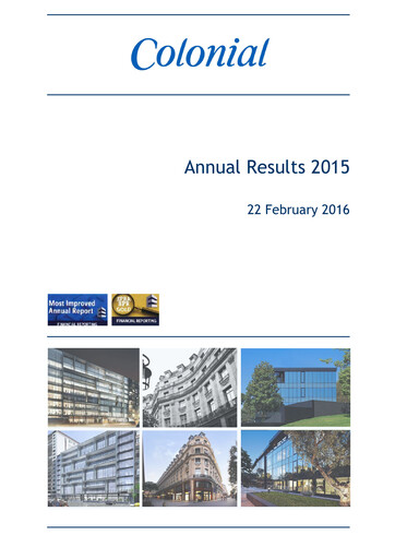 Thumbnail Inmobiliaria Colonial
 Financial Report 2015