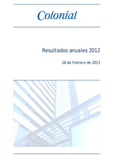 Thumbnail Inmobiliaria Colonial
 Financial Report 2012