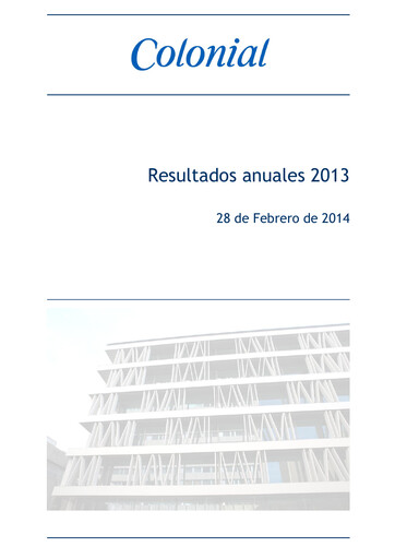 Thumbnail Inmobiliaria Colonial
 Financial Report 2013