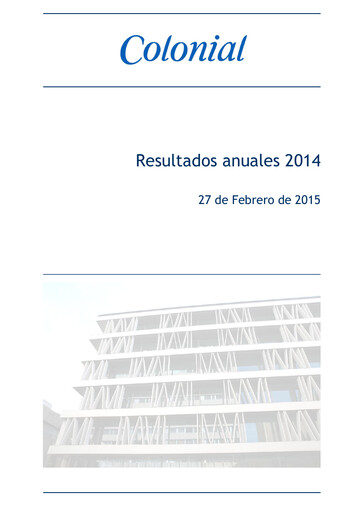 Thumbnail Inmobiliaria Colonial
 Financial Report 2014