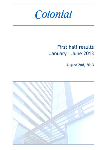 Thumbnail Inmobiliaria Colonial
 Half-year Report 2013-h1