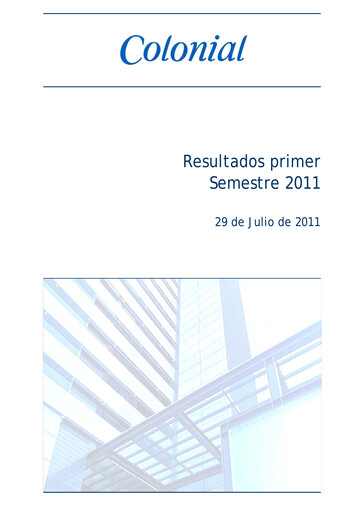 Thumbnail Inmobiliaria Colonial
 Half-year Report 2011-h1