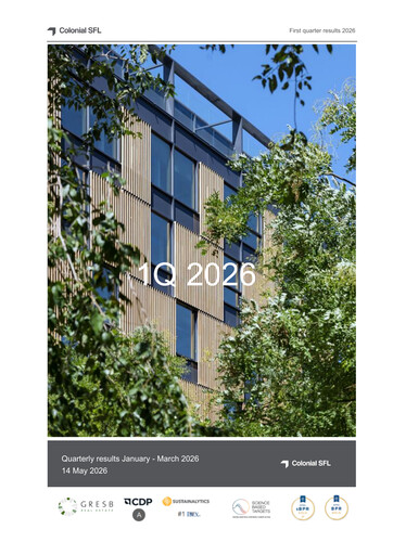 Thumbnail Inmobiliaria Colonial
 Quarterly Report 2026-q1