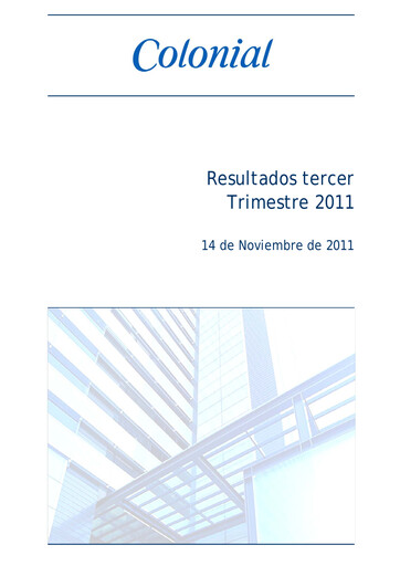 Thumbnail Inmobiliaria Colonial
 Quarterly Report 2011-q3