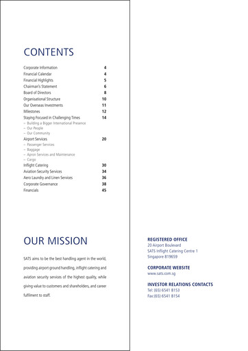 Thumbnail SATS Annual Report 2001-2002