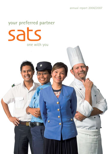 Thumbnail SATS Annual Report 2006-2007