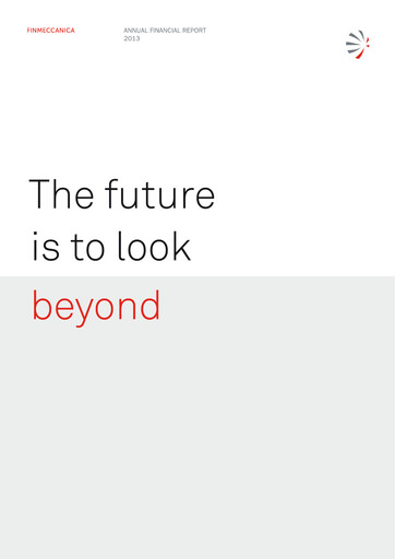 Thumbnail Leonardo Annual Report 2013