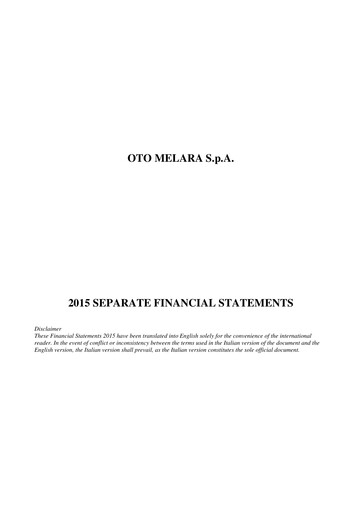 Thumbnail Leonardo Financial Statement 2015