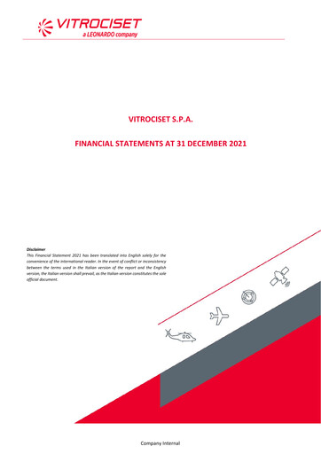 Thumbnail Leonardo Financial Statement 2021