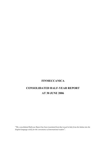 Thumbnail Leonardo Half-year Report 2006-h1