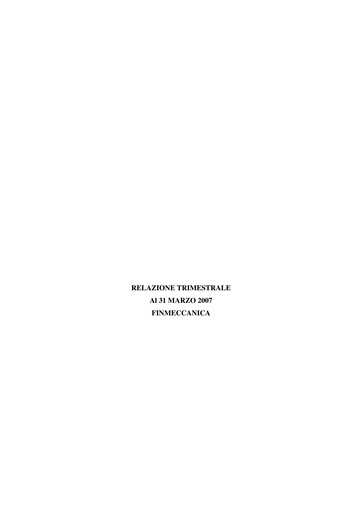Thumbnail Leonardo Quarterly Report 2007-q1