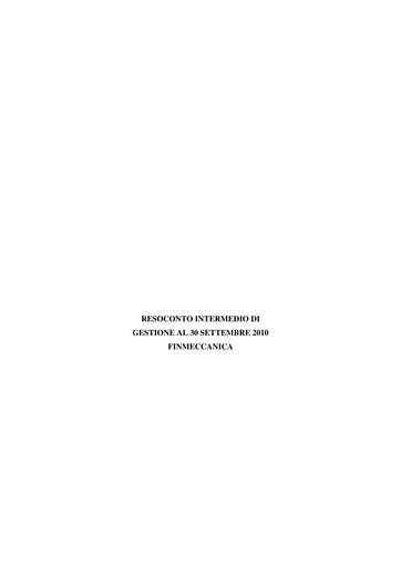 Thumbnail Leonardo Quarterly Report 2010-q3