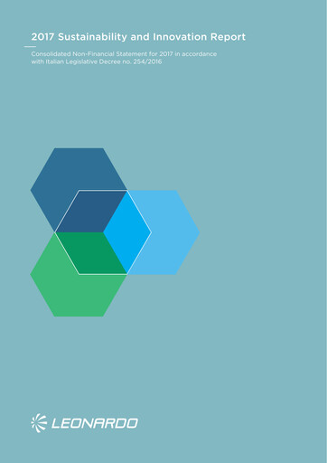 Thumbnail Leonardo Sustainability Report 2017