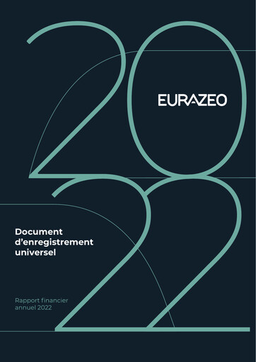 Miniature Eurazeo Rapport financier 2022