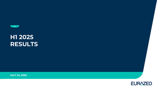 Vorschaubild Eurazeo Halbjahresbericht 2025-h1