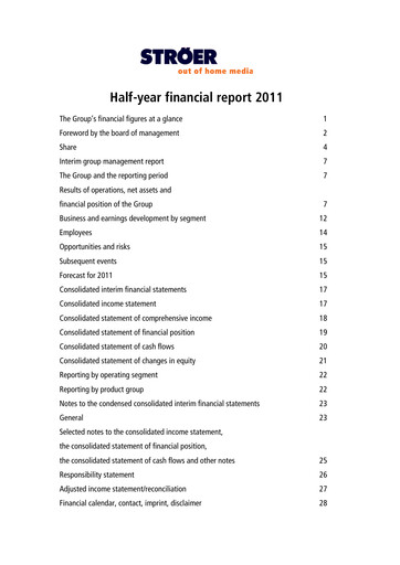 Thumbnail Ströer Financial Report 2011-h1