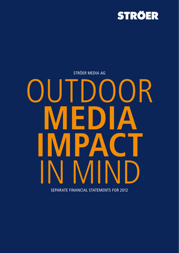 Thumbnail Ströer Financial Statement 2012