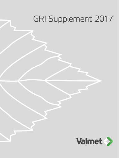 Thumbnail Valmet
 ESG Report 2017