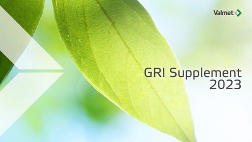 Thumbnail Valmet
 ESG Report 2023