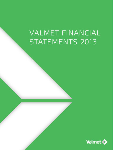 Thumbnail Valmet
 Financial Statement 2013