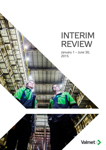 Thumbnail Valmet
 Half-year Report 2015-h1