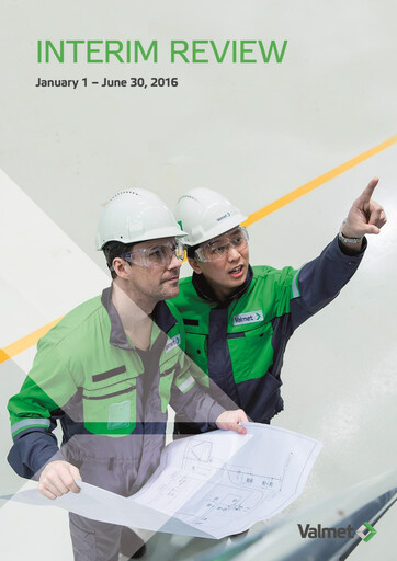 Thumbnail Valmet
 Half-year Report 2016-h1