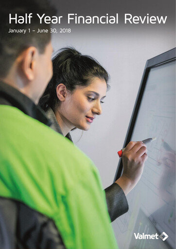 Thumbnail Valmet
 Half-year Report 2018-h1