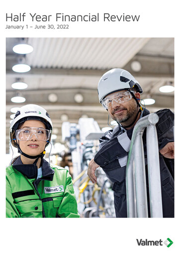 Thumbnail Valmet
 Half-year Report 2022-h1