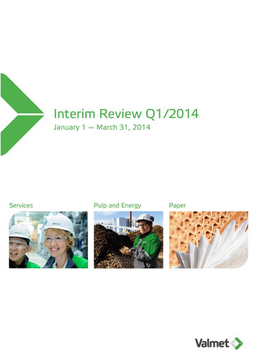 Thumbnail Valmet
 Quarterly Report 2014-q1