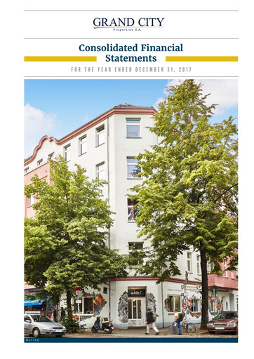 Thumbnail Grand City Properties Annual Report 2017