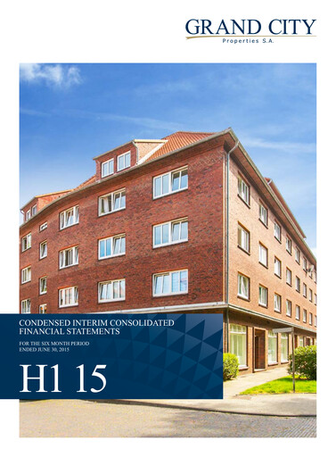 Thumbnail Grand City Properties Half-year Report 2015-h1