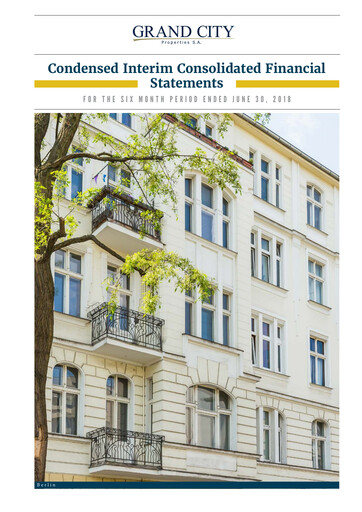 Thumbnail Grand City Properties Half-year Report 2018-h1
