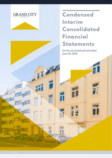 Thumbnail Grand City Properties Half-year Report 2019-h1