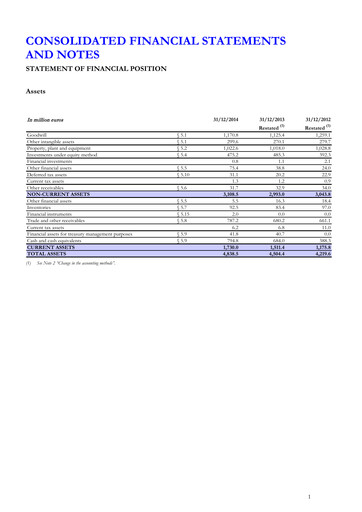 Miniature JCDecaux Rapport financier 2014