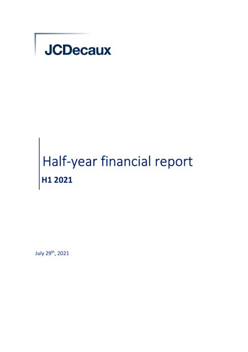 Thumbnail JCDecaux Half-year Report 2021-h1