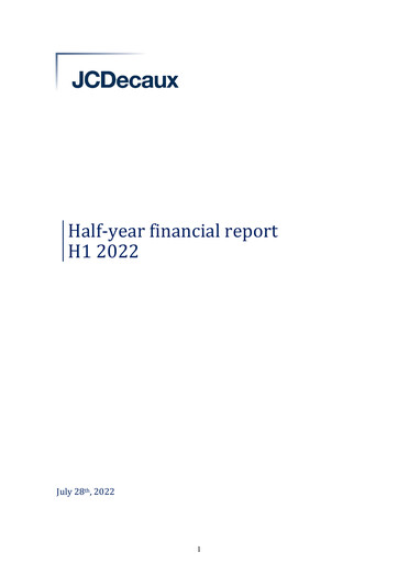 Thumbnail JCDecaux Half-year Report 2022-h1