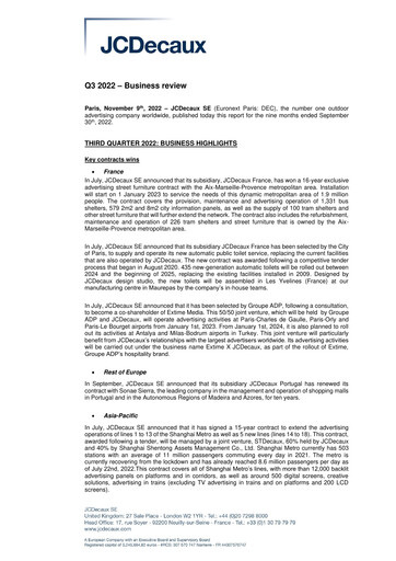 Thumbnail JCDecaux Quarterly Report 2022-q3