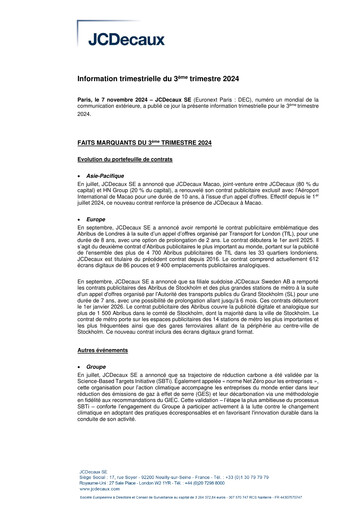Thumbnail JCDecaux Quarterly Report 2024-q3