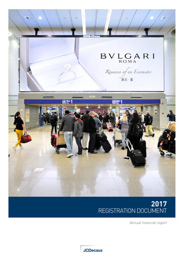 Thumbnail JCDecaux Universal Registration Document 2017