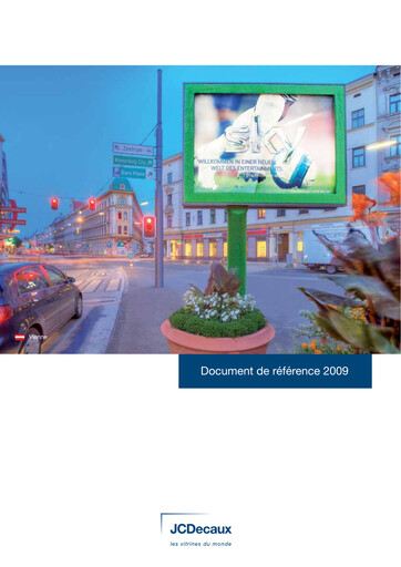 Thumbnail JCDecaux Universal Registration Document 2009