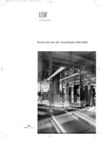 Miniature LEW (Lechwerke) Rapport annuel 2001-2002