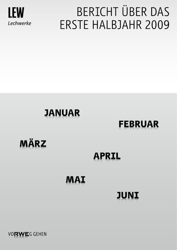 Thumbnail LEW (Lechwerke) Half-year Report 2009-h1