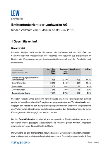Thumbnail LEW (Lechwerke) Half-year Report 2015-h1