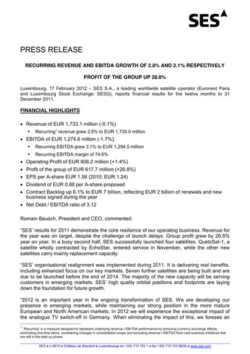 Thumbnail SES S.A. Financial Report 2011