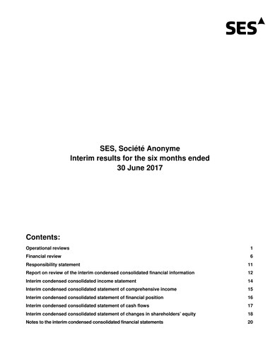 Thumbnail SES S.A. Half-year Report 2017-h1