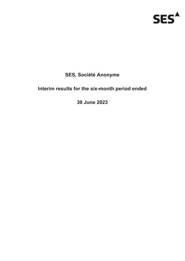 Thumbnail SES S.A. Half-year Report 2023-h1