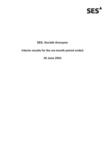 Thumbnail SES S.A. Half-year Report 2024-h1