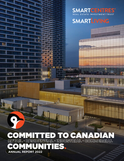 Thumbnail SmartCentres REIT Annual Report 2022