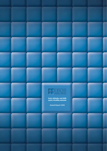 Miniature Ebos Group Rapport annuel 2008
